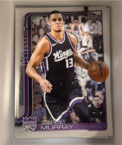 2025-26 Topps Chrome #227 Keegan Murray — front