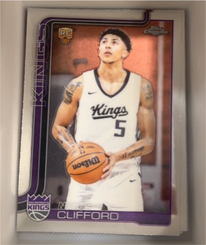 2025-26 Topps Chrome #274 Nique Clifford — front