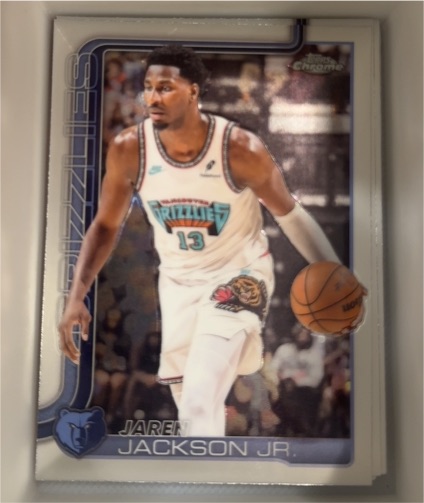 2025-26 Topps Chrome #163 Jaren Jackson Jr. — front