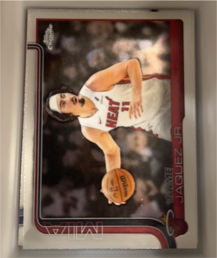 2025-26 Topps Chrome #161 Jaime Jaquez Jr. — front