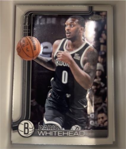 2025-26 Topps Chrome #91 Dariq Whitehead — front