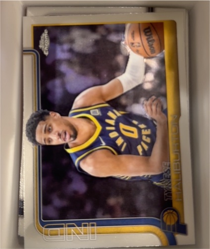 2025-26 Topps Chrome #3 Tyrese Haliburton — front