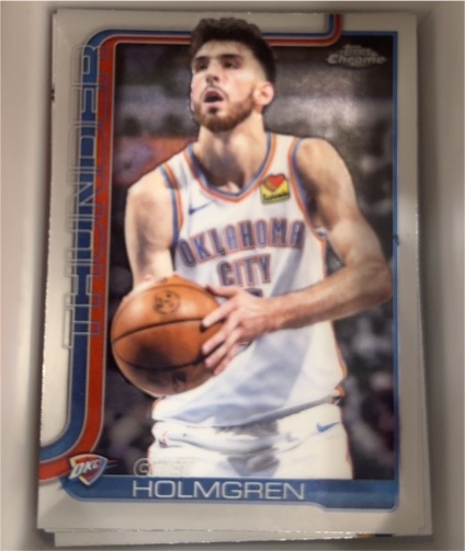 2025-26 Topps Chrome #134 Chet Holmgren — front