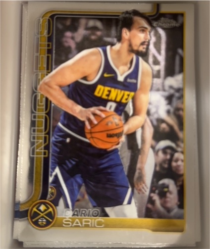 2025-26 Topps Chrome #77 Dario Saric — front