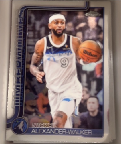 2025-26 Topps Chrome #193 Nickeil Alexander-Walker — front