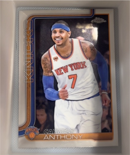 2025-26 Topps Chrome #248 Carmelo Anthony — front