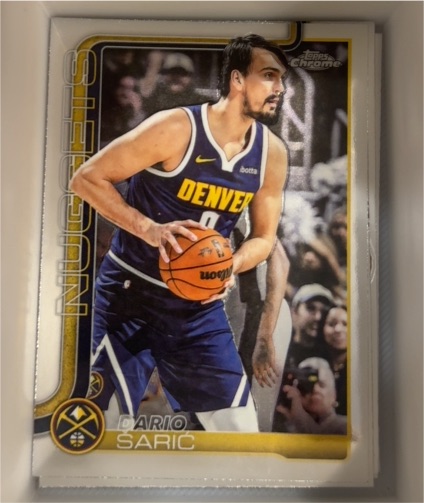 2025-26 Topps Chrome #77 Dario Saric — front