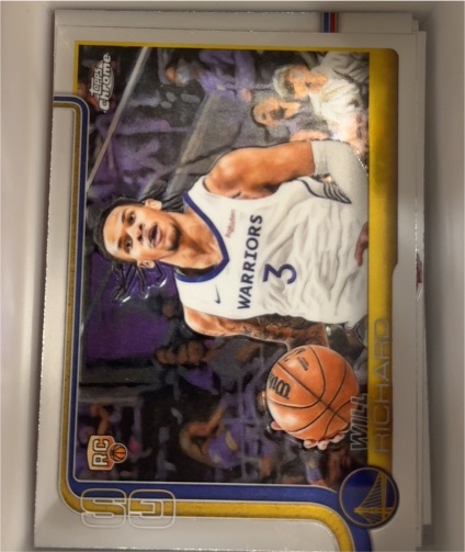 2025-26 Topps Chrome #287 Will Richard — front