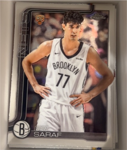 2025-26 Topps Chrome #276 Ben Saraf — front