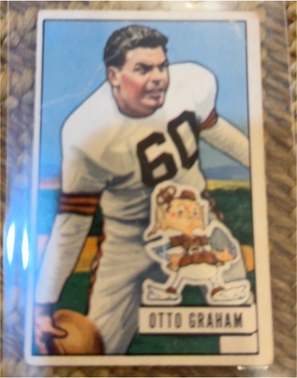 1951 Bowman #2 Otto Graham — front