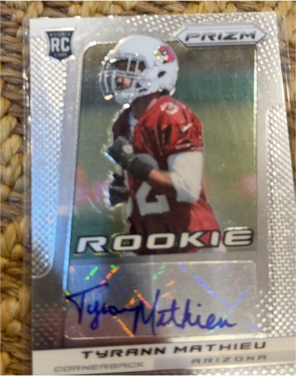2013 Panini Prizm #296 Tyrann Mathieu — front
