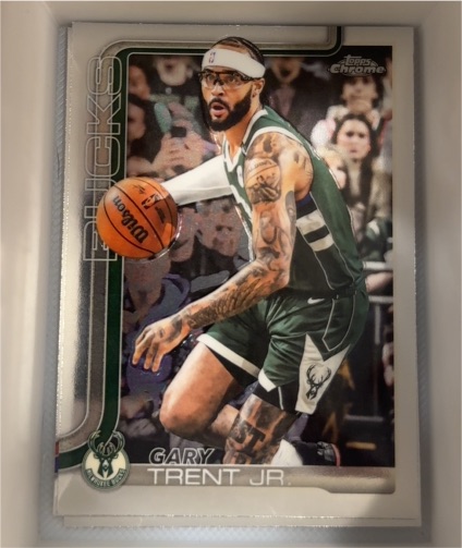 2025-26 Topps Chrome #110 Gary Trent Jr. — front