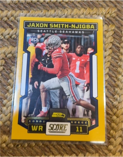 2023 Panini Score #348 Jaxon Smith-Njigba Rookie — front