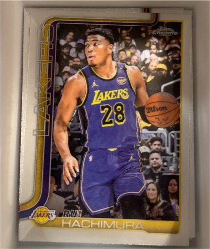 2025-26 Topps Chrome #148 Rui Hachimura — front