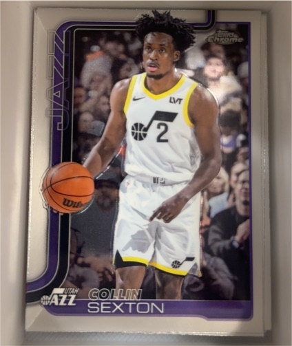 2025-26 Topps Chrome #210 Collin Sexton — front