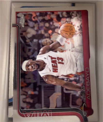 2023-24 Topps Chrome #13 Bam Adebayo — front