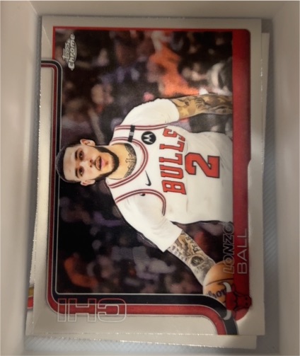 2025-26 Topps Chrome #38 Lonzo Ball — front
