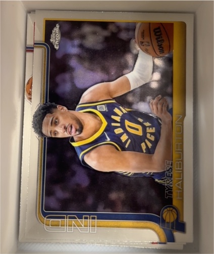 2025-26 Topps Chrome #3 Tyrese Haliburton — front