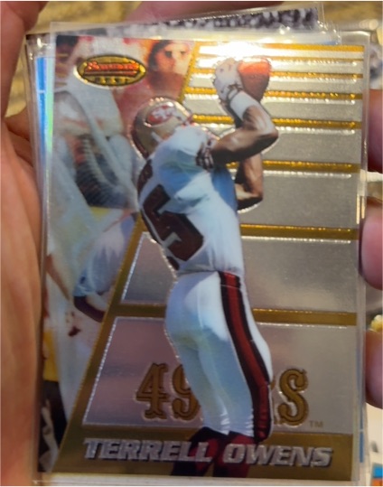 1996 Bowman's Best #147 Terrell Owens — front