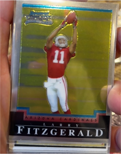 2004 Bowman Chrome #118 Larry Fitzgerald — front
