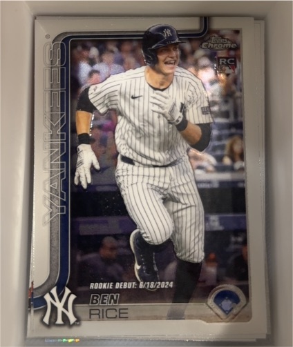 2025 Topps Chrome Update #USC138 Ben Rice — front