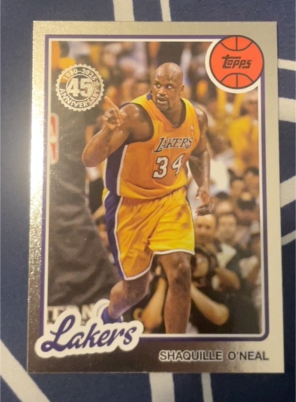 2025-26 Topps 1980-81 Topps Basketball #80BK-4 Shaquille O'Neal — front