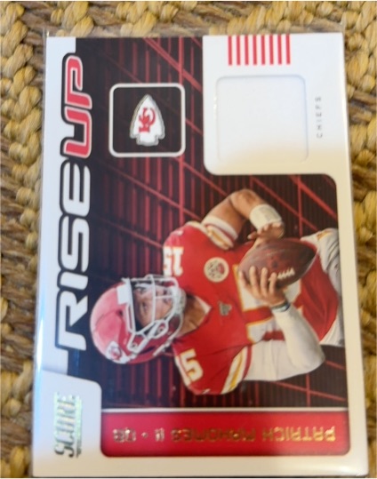 2020 Panini Score #RU-PM Patrick Mahomes II Rise Up — front