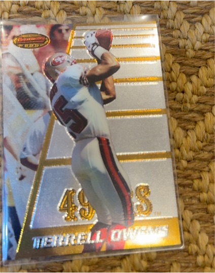 1996 Bowman's Best #147 Terrell Owens — front