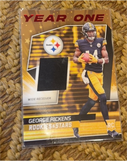 2022 Panini Rookies & Stars Year One #YO-GP George Pickens — front