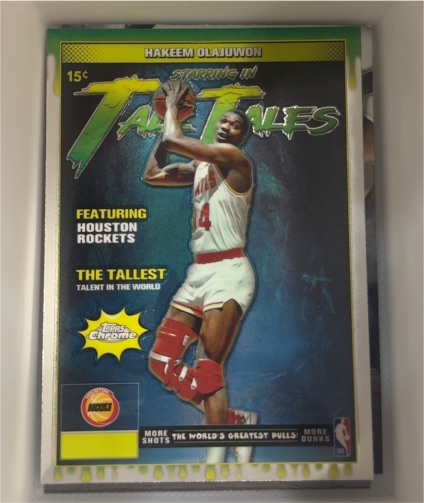 2025-26 Topps Chrome #TT-12 Hakeem Olajuwon Tall Tales Houston Rockets — front