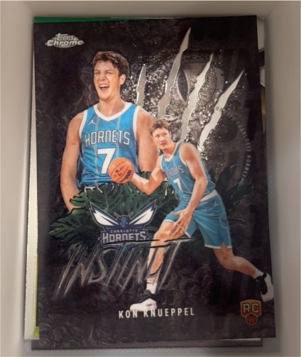 2025-26 Topps Chrome #INS-14 Kon Knueppel Instinct — front