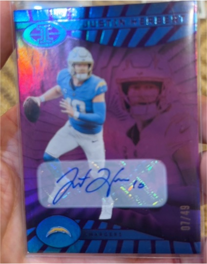 2024 Panini Illusions #49 Justin Herbert — front