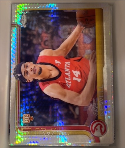 2025-26 Topps Chrome #273 Asa Newell — front