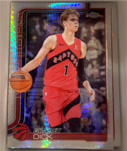 2025-26 Topps Chrome #214 Gradey Dick — front
