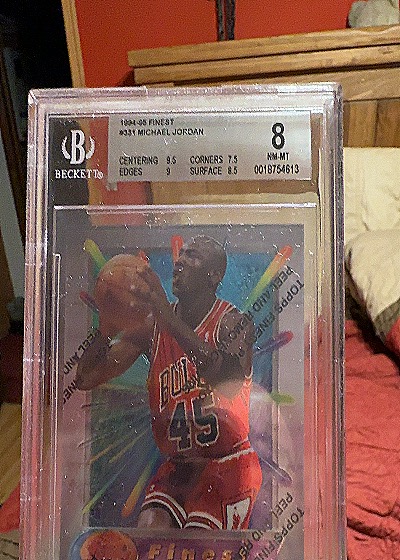 1994-95 Topps Finest #331 Michael Jordan — front