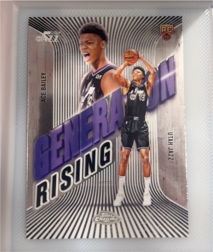 2025-26 Topps Chrome #GR-5 Ace Bailey Generation Rising — front