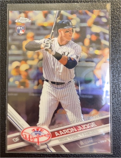 2017 Topps Chrome Update Series Rookie Debut #US99 Aaron Judge — front