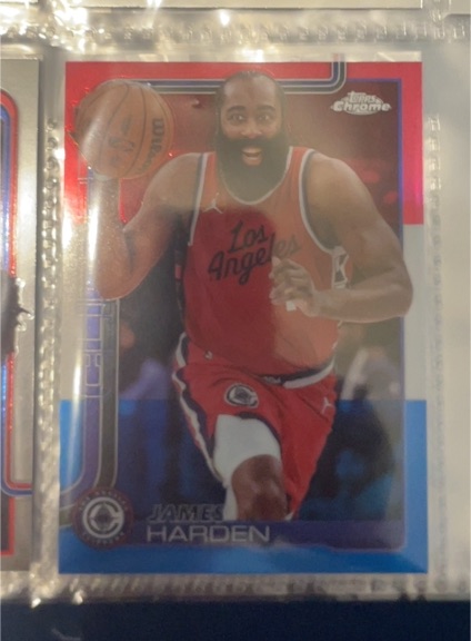 2025-26 Topps Chrome #54 James Harden — front
