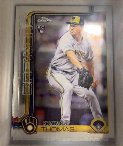 2025 Topps Chrome Update #US63 Connor Thomas — front