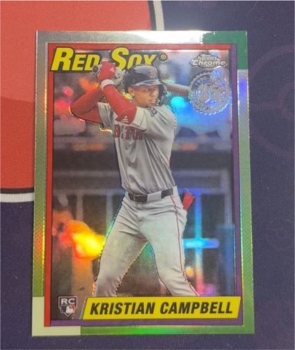 2025 Topps Chrome Update #90CU-19 Kristian Campbell — front