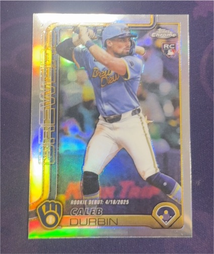 2025 Topps Chrome Update #US59 Caleb Durbin — front
