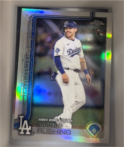2025 Topps Chrome Update #USC151 Dalton Rushing — front