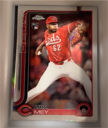 2025 Topps Chrome Update Series #USC140 Luis Mey — front
