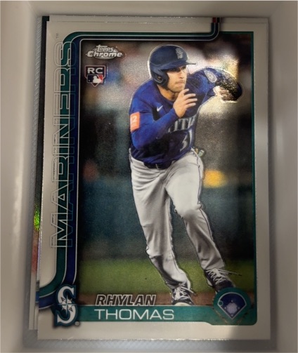 2025 Topps Chrome Update #USC185 Rhylan Thomas — front