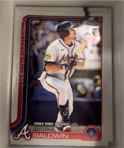 2025 Topps Chrome Update #USC88 Drake Baldwin — front