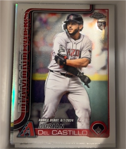 2025 Topps Chrome Update #USC92 Adrian Del Castillo — front