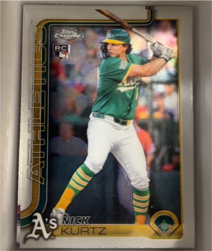 2025 Topps Chrome Update #USC178 Nick Kurtz — front