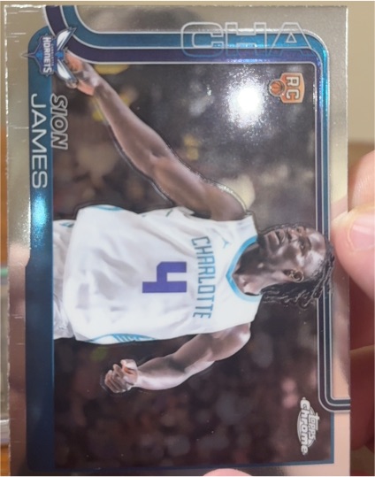 2025-26 Topps Chrome #283 Sion James — front