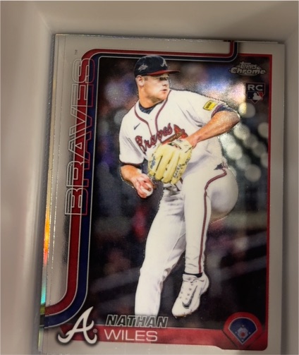 2025 Topps Chrome Update Series #US216 Nathan Wiles — front