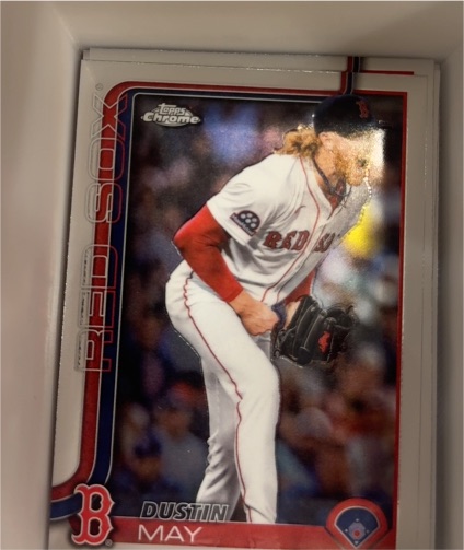 2022 Topps Chrome #Red Sox Dustin May — front